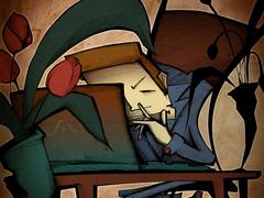 Ноутбук и человек