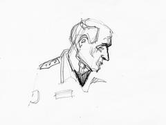 портрет охранника