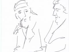 Регина Леонидовна (мать Бориса Стомахина) и Михаил Агафонов