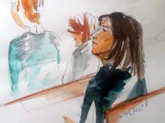 В зале суда...