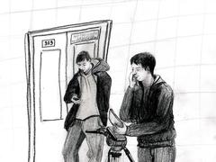 Перед началом заседания в Никулинском суде