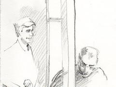 М.Б. Ходорковский и улыбающийся охранник