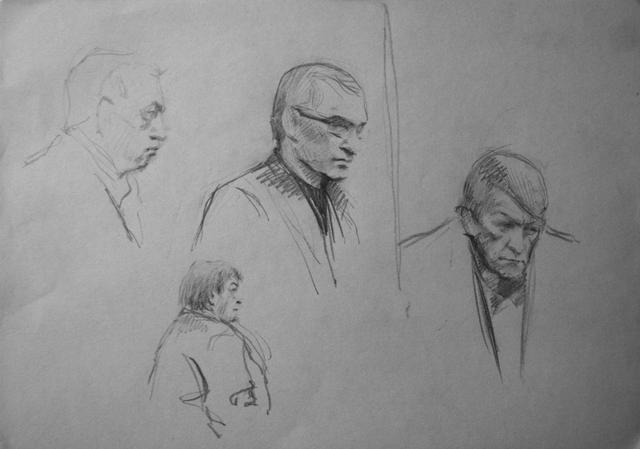 Подсудимые и их друзья