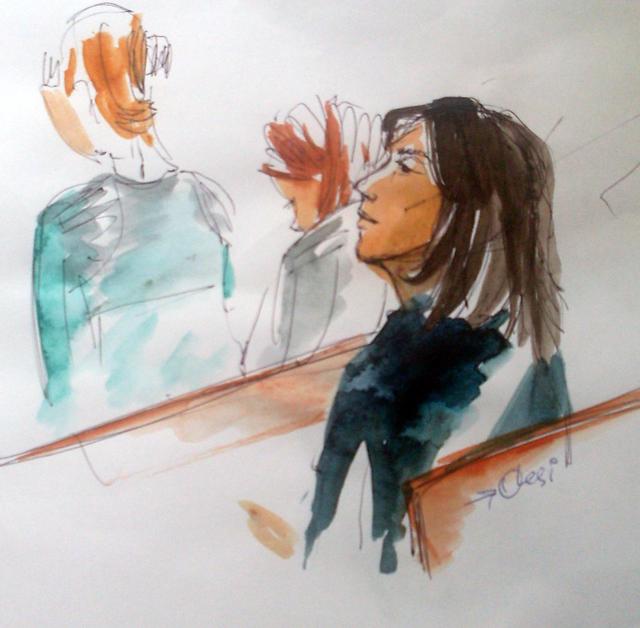 В зале суда...