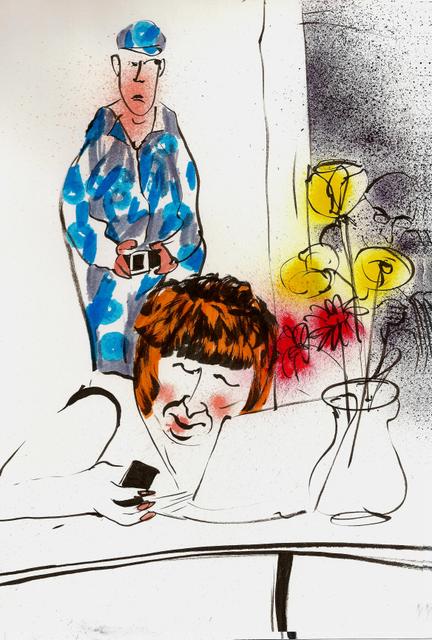 Заскучавшая секретарь зала суда смс-илась