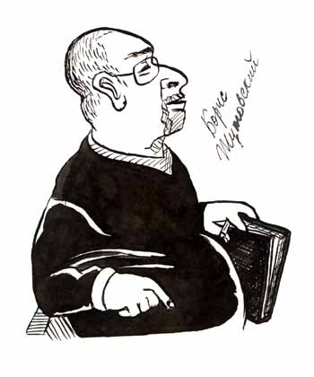 Борис Жутовский в перерывах между рисованием