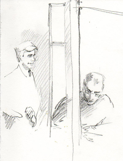 М.Б. Ходорковский и улыбающийся охранник